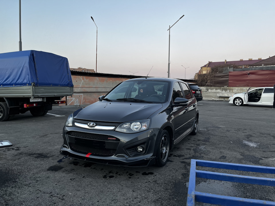 Сплиттер и пайка бампера — Lada Калина 2 Спорт, 1,6 л, 2017 года ...