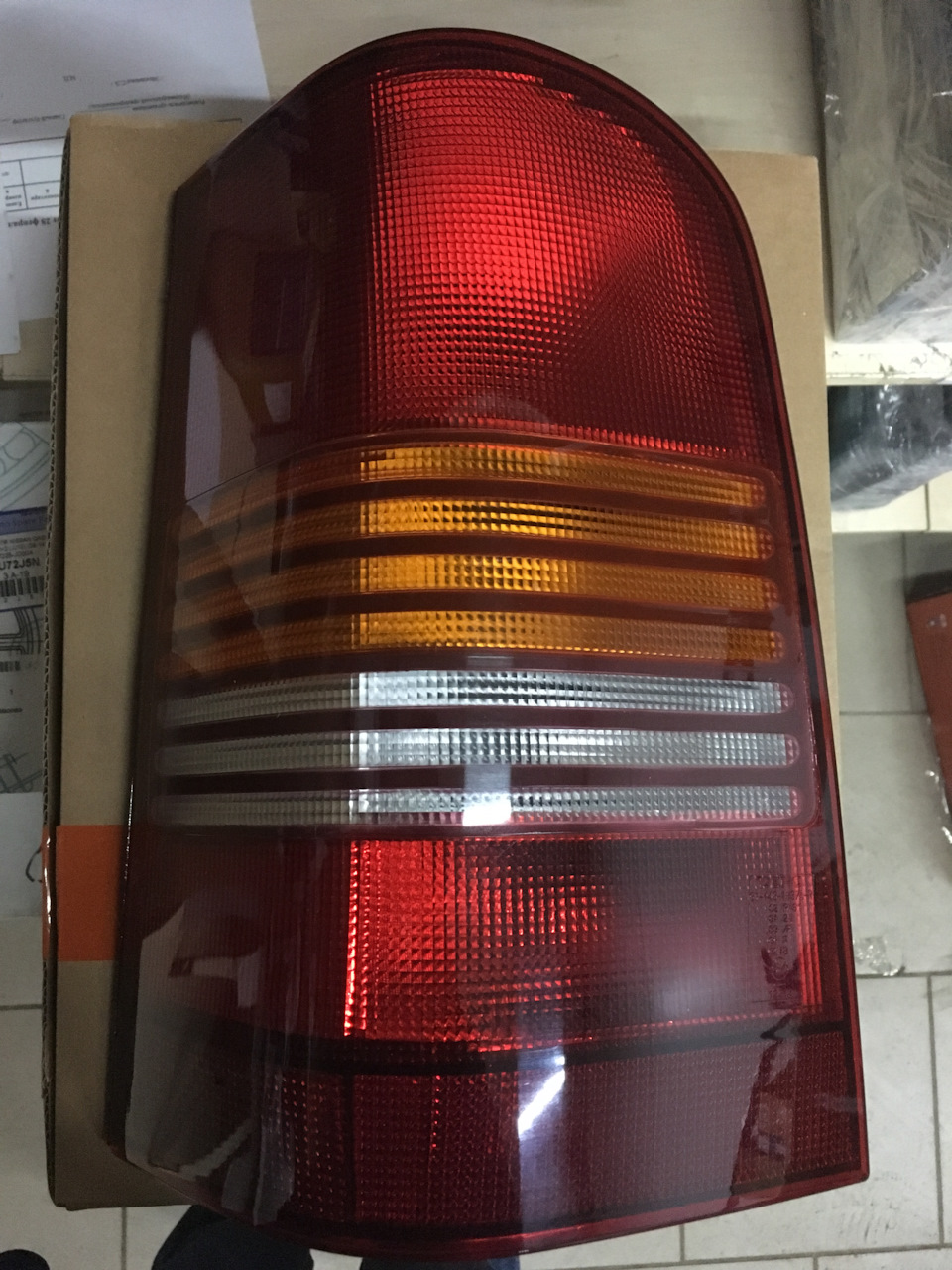 Новые задние фонари V-Class Depo — Mercedes-Benz V-Class (W638), 2,3 л ...