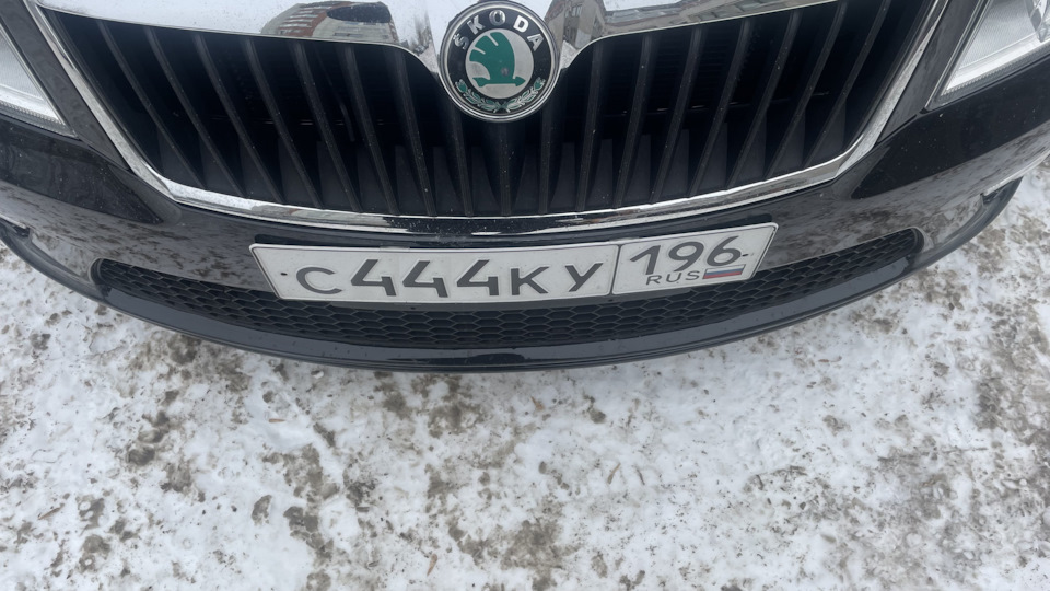Передний бампер vRS часть 2 — Skoda Octavia A5 Mk2, 1,8 л, 2011 года ...