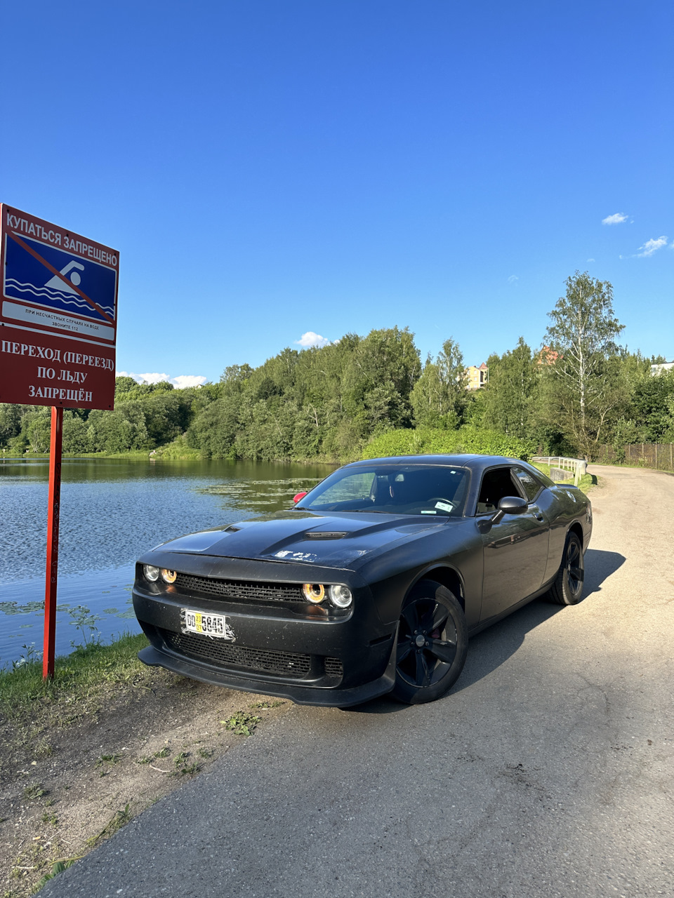 Каким он приехал: — Dodge Challenger, 3,6 л, 2019 года | покупка машины |  DRIVE2