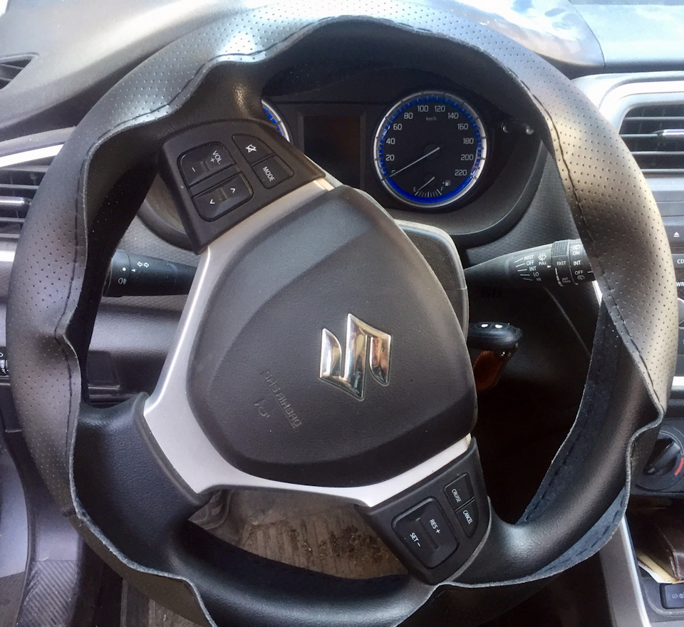 Как снять руль на сузуки сх4 Оплетка на руль Suzuki SX4 S-cross - Suzuki SX4 (2G), 1,6 л, 2014 года тюнинг DR