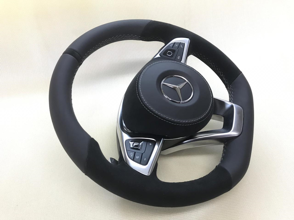 Перетяжка руля Алькантарой — DRIVE2