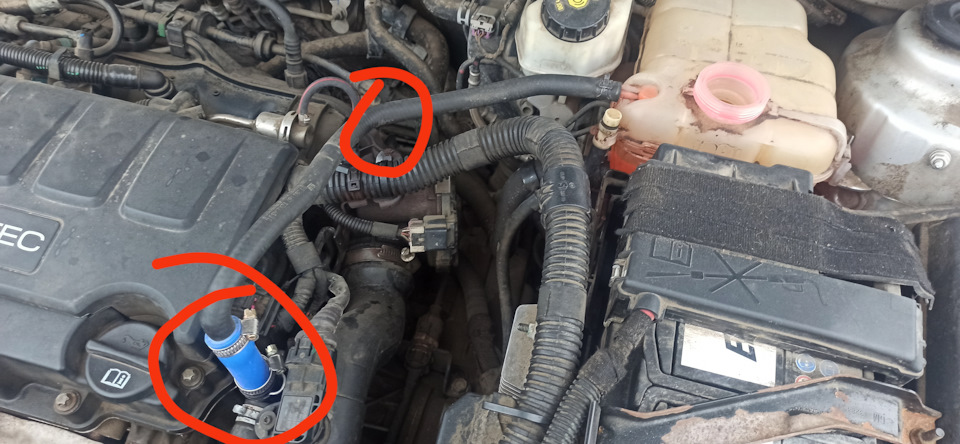 29 ╝ Обслуживание АВТО №8 + новый бачок антифриза. — Chevrolet Cruze ...