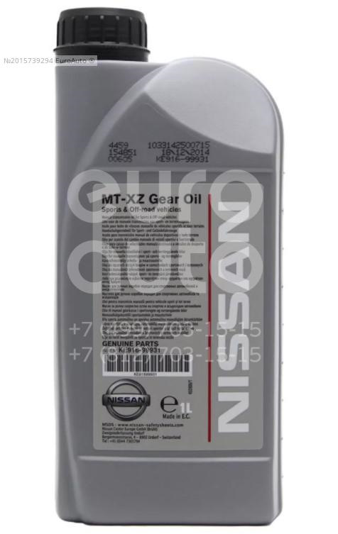 KE91699931R МАСЛО NISSAN MT-XZ GEAR OIL SPORT (1L) NISSAN INFINITI ...