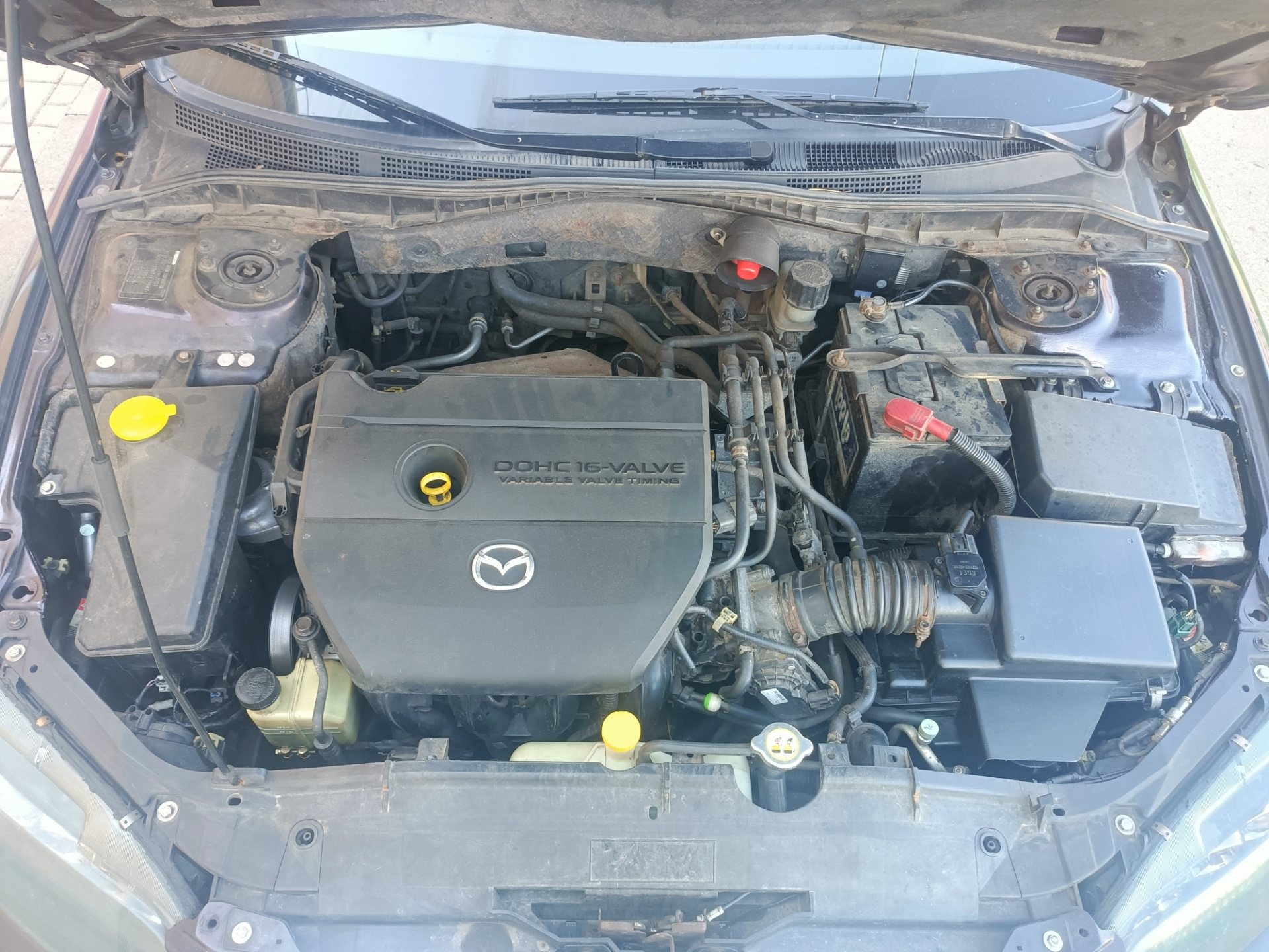 Мойка двигателя. Замена защиты моторного отсека. — Mazda 6 (1G) GG, 2,3 ...