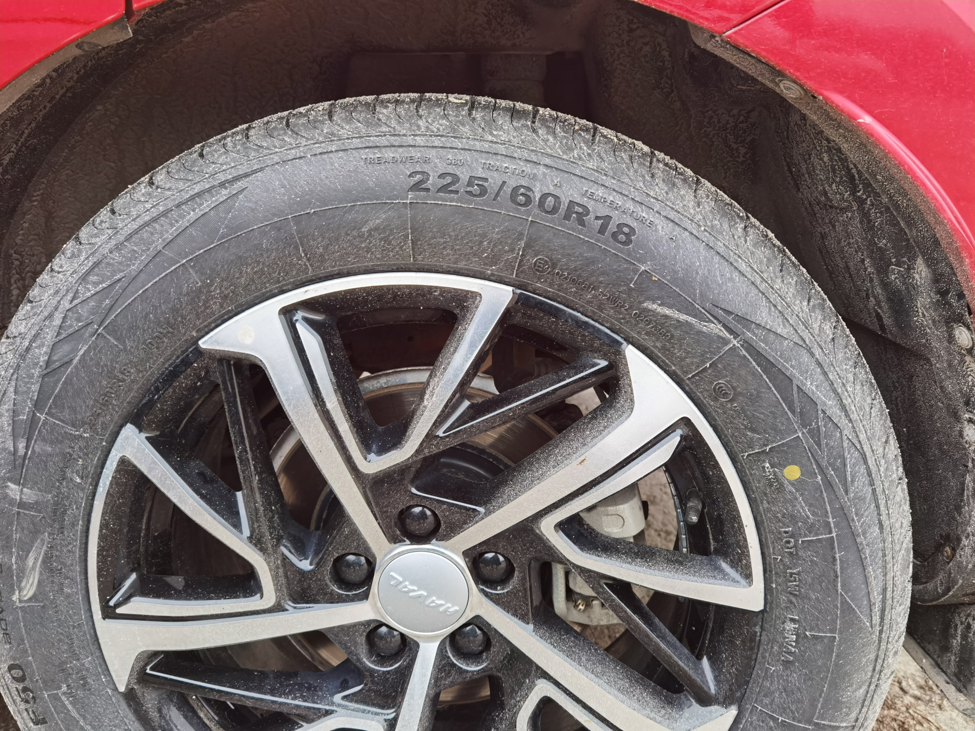 Летняя резина 225/60 r18 — Haval Jolion, 1,5 л, 2021 года | шины | DRIVE2