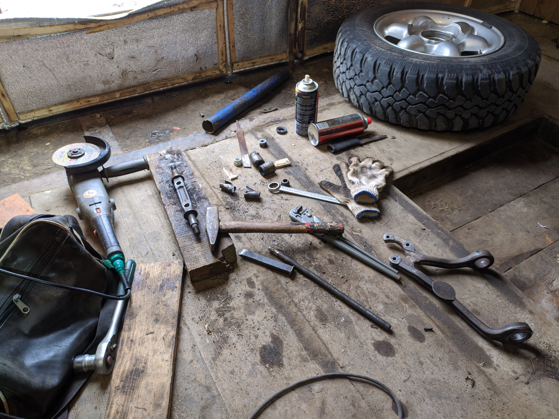 Замена сайлентблоков верхних рычагов — Chevrolet Niva, 1,7 л, 2005 года ...