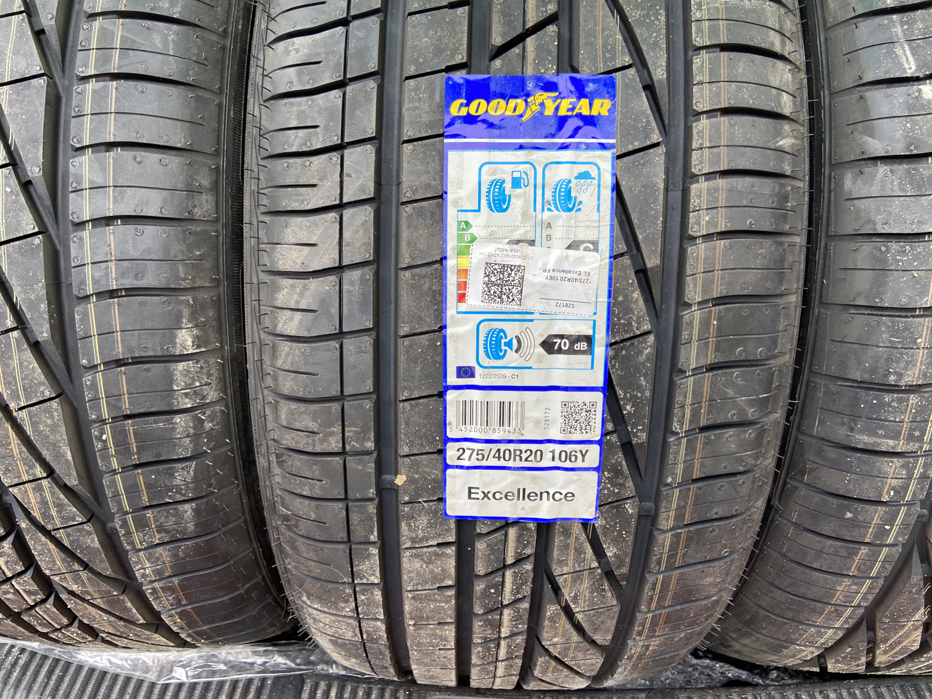 Новые шины Goodyear Excellence 275/40 R20 106Y XL на 2021 — Audi ...