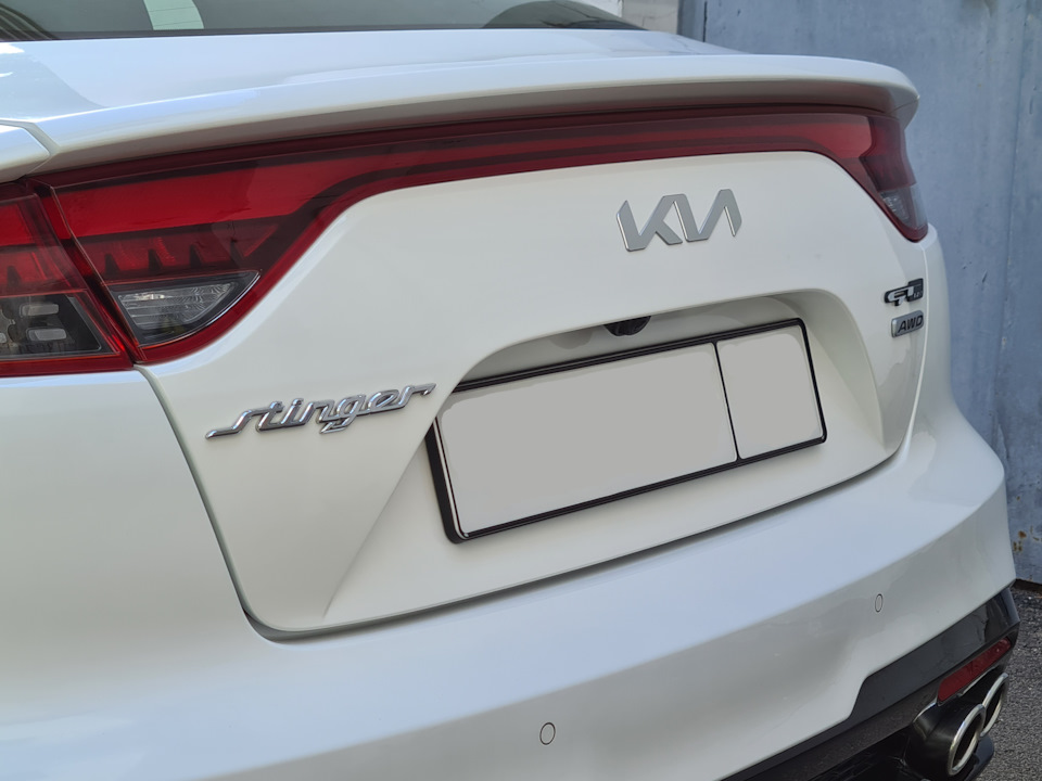 Новые шильдики — KIA Stinger, 2 л, 2021 года | стайлинг | DRIVE2