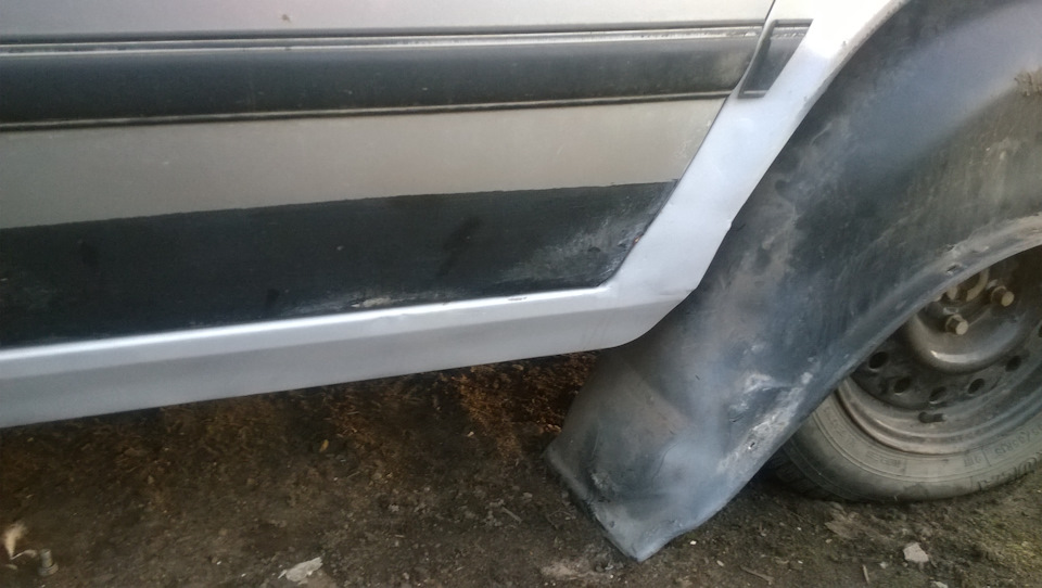 Замена порогов. Само кустовой ремонт! — ГАЗ 3110, 2,3 л, 2003 года ...
