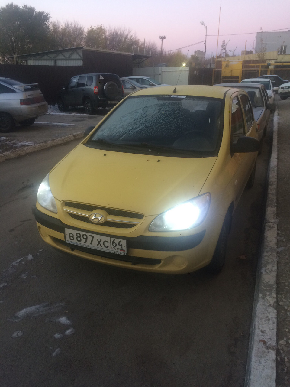 Фары — Hyundai Getz, 1,4 л, 2007 года | стайлинг | DRIVE2