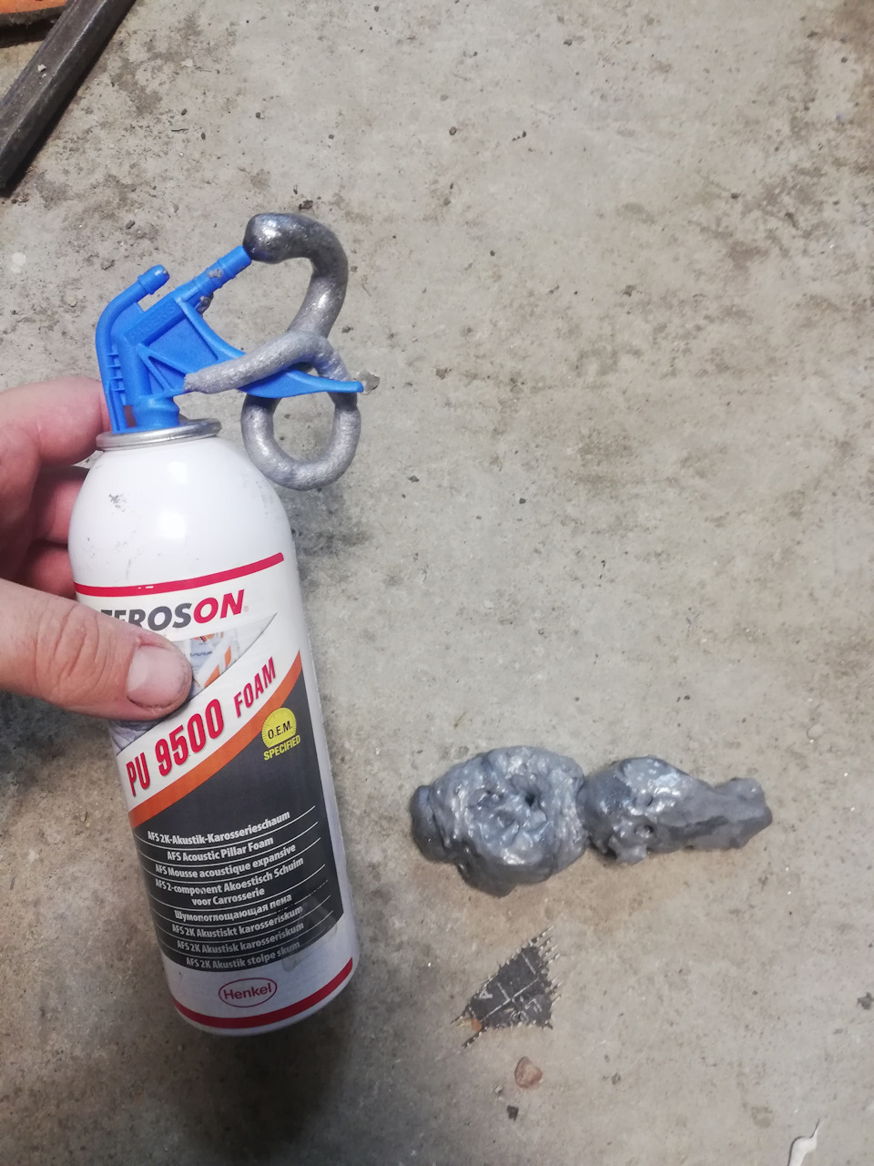 Tekapur drain pipe клей пена для склеивания и герметизации бетонных труб и пр