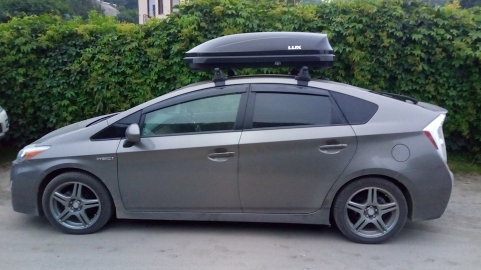 Багажник "Капсула" на крышу — Toyota Prius (30), 1,8 л, 2011 года ...