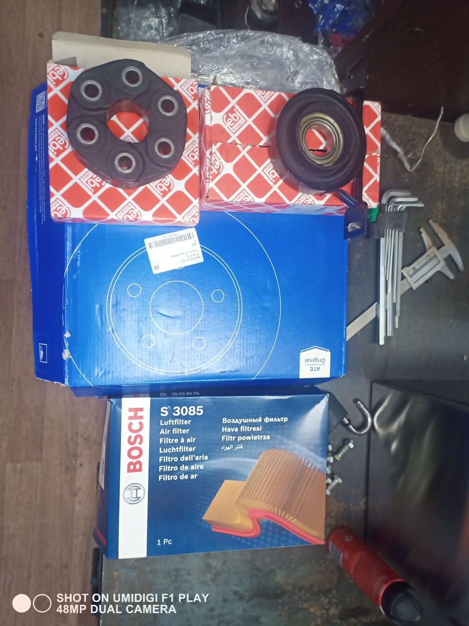 Замена передних тормозных дисков — BMW 3 series (E36), 2,8 л, 1996 года ...