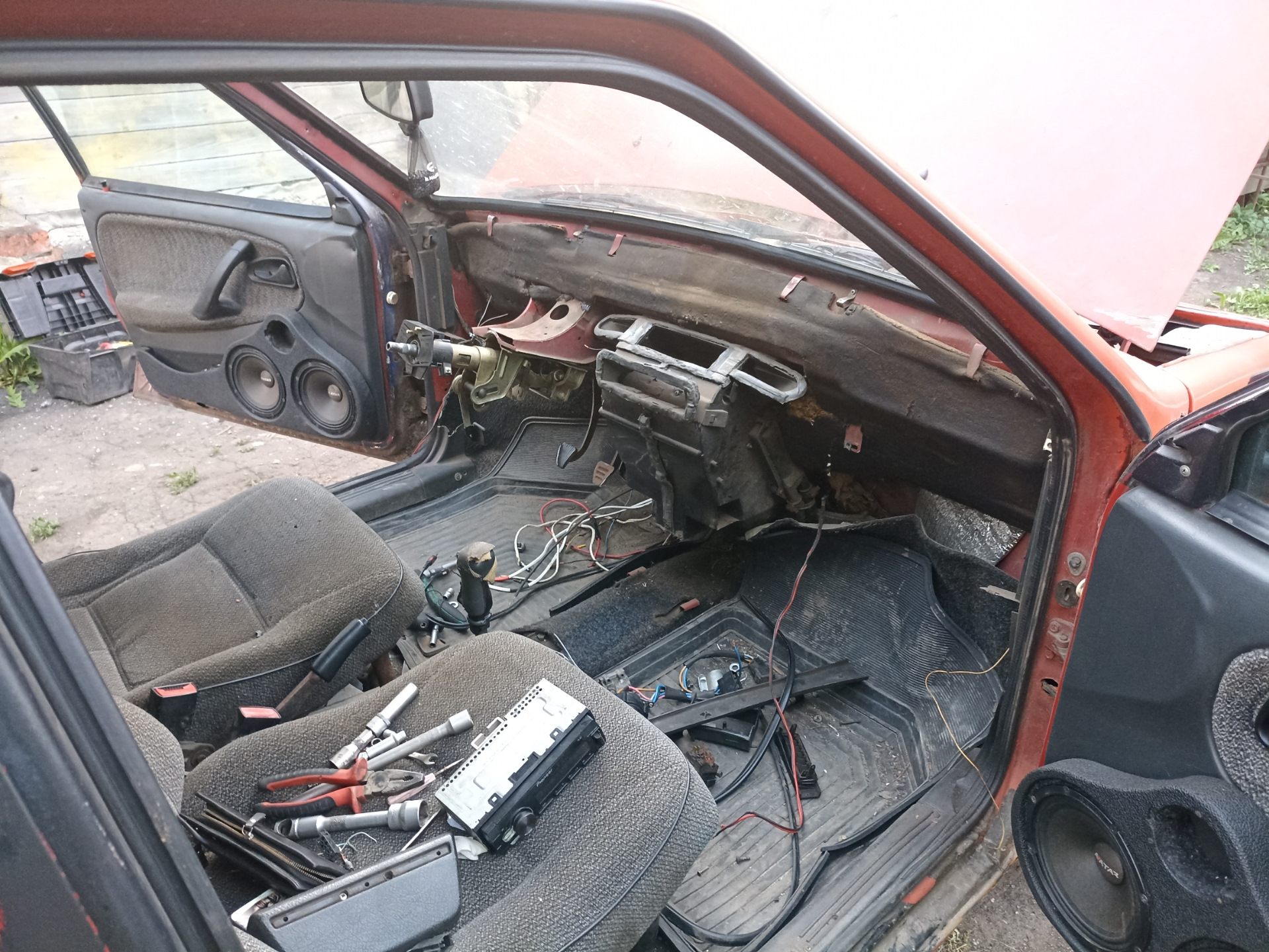 Свершилось. Установка европанели — Lada 21099, 1,5 л, 1997 года ...