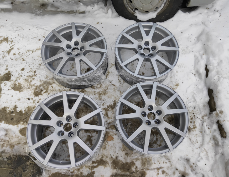 Тапки после порошковой покраски — Skoda Octavia A4 Mk1, 1,4 л, 2010 ...