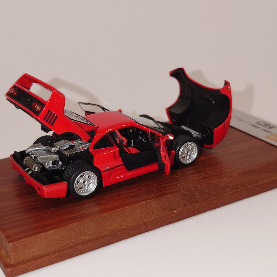 Ferrari F40, 1/64 PGM — Сообщество «Масштабные Модели» на DRIVE2