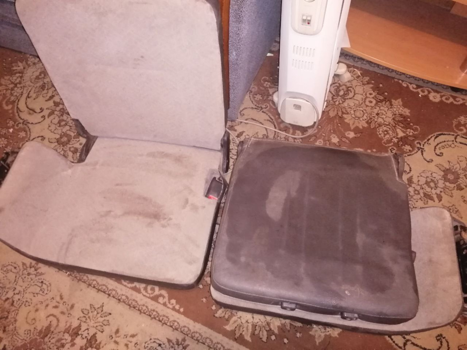 Задние сидения в ниву от Pajero 2 третий ряд ч.1 Пришли с Костромы ...