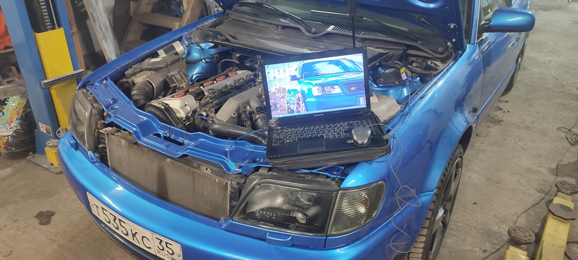 Ну вот и стейдж 2 — Audi S6 (C4), 2,2 л, 1995 года | своими руками | DRIVE2