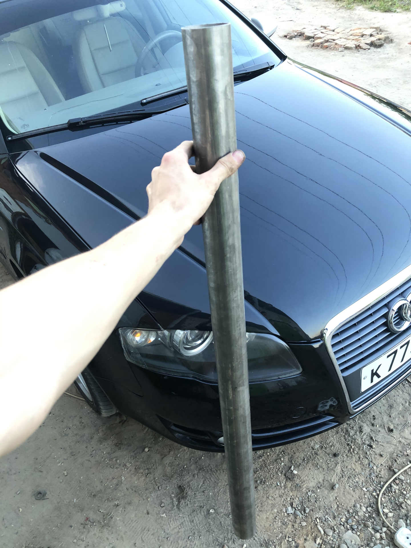 Вырезал резонатор. Resonator delete. — Audi A4 (B7), 2 л, 2007 года |  тюнинг | DRIVE2