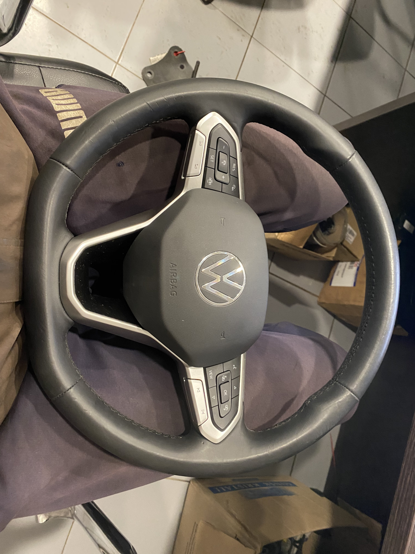 Руль — Volkswagen Tiguan (1G), 2 л, 2015 года | тюнинг | DRIVE2