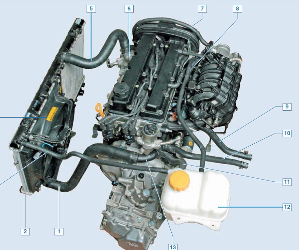 Схема двигатель шевроле лачетти