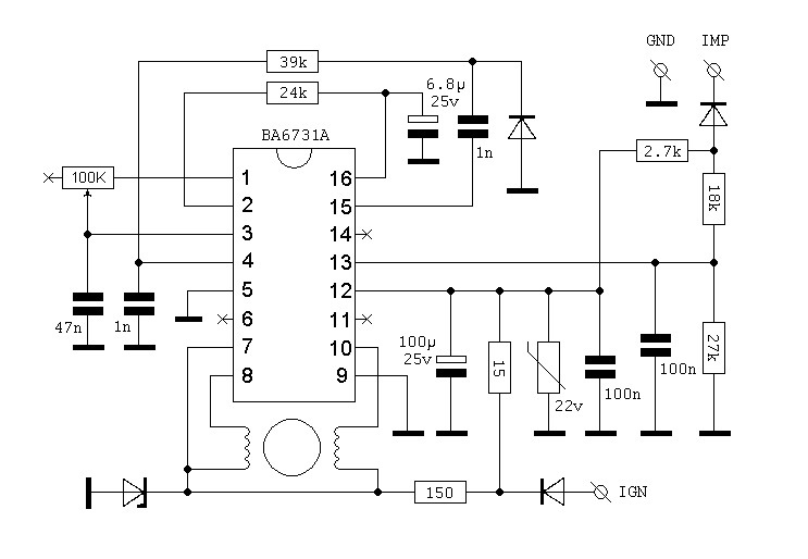 Ba6731a тахометр