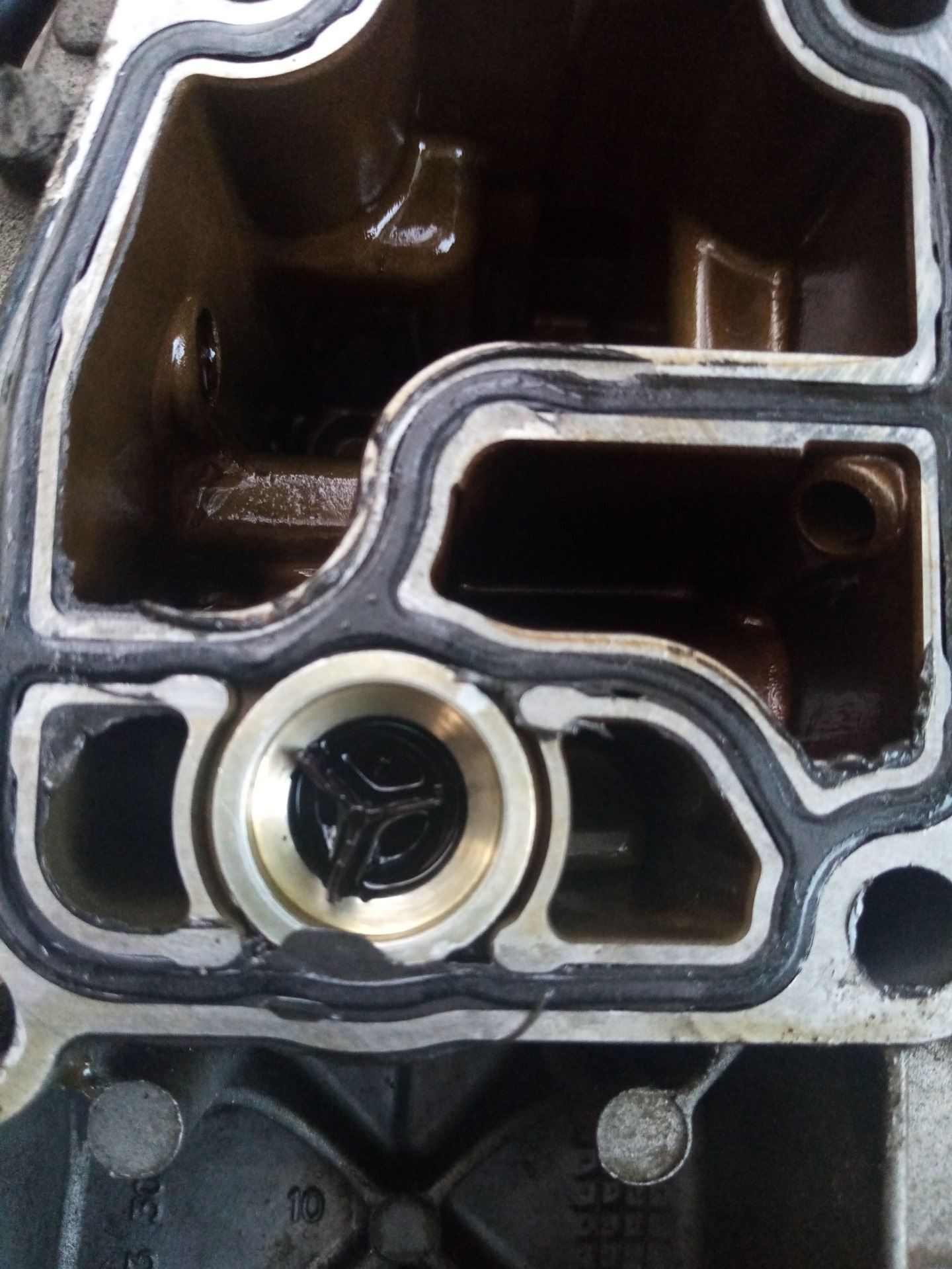 Замена обратного клапана масленого стакана. — BMW 5 series (E39), 2,8 л ...