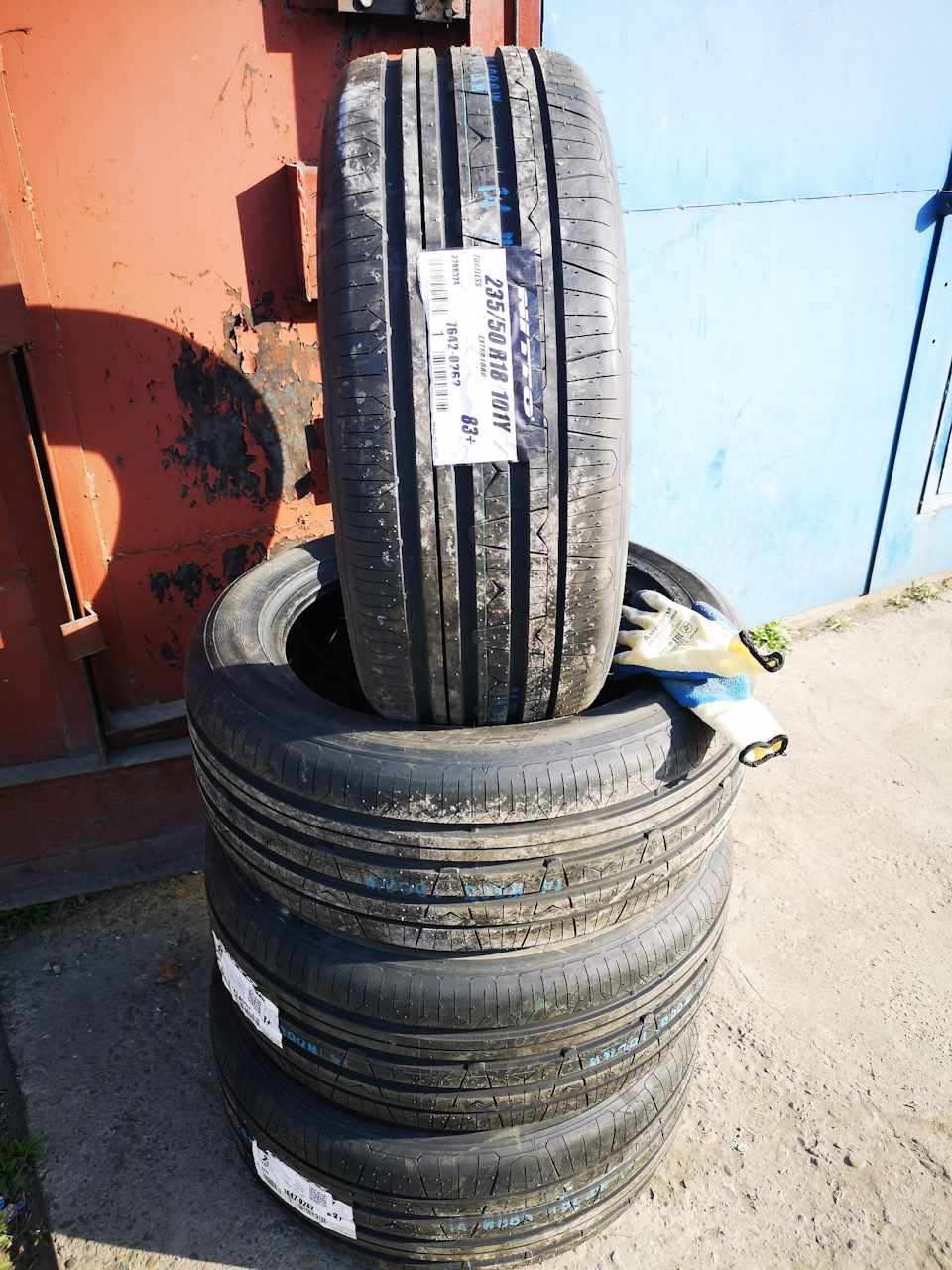 Nitto 830+ 235/50/18 — Infiniti G25, 2,5 л, 2010 года | шины | DRIVE2