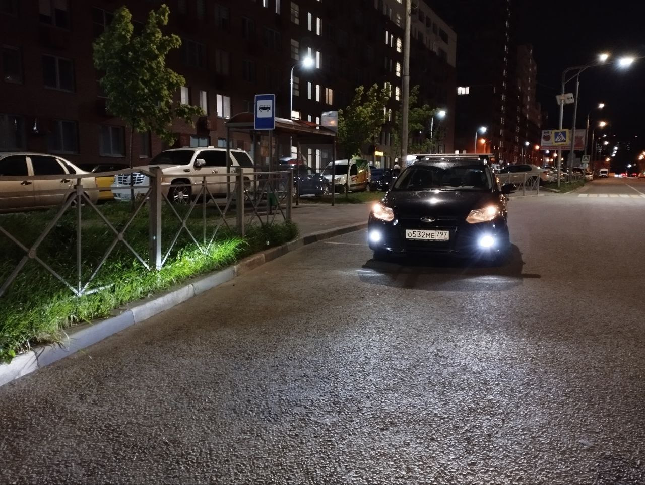 LED противотуманные фары Форд Фокус 3 — Ford Focus Wagon III, 1,6 л ...