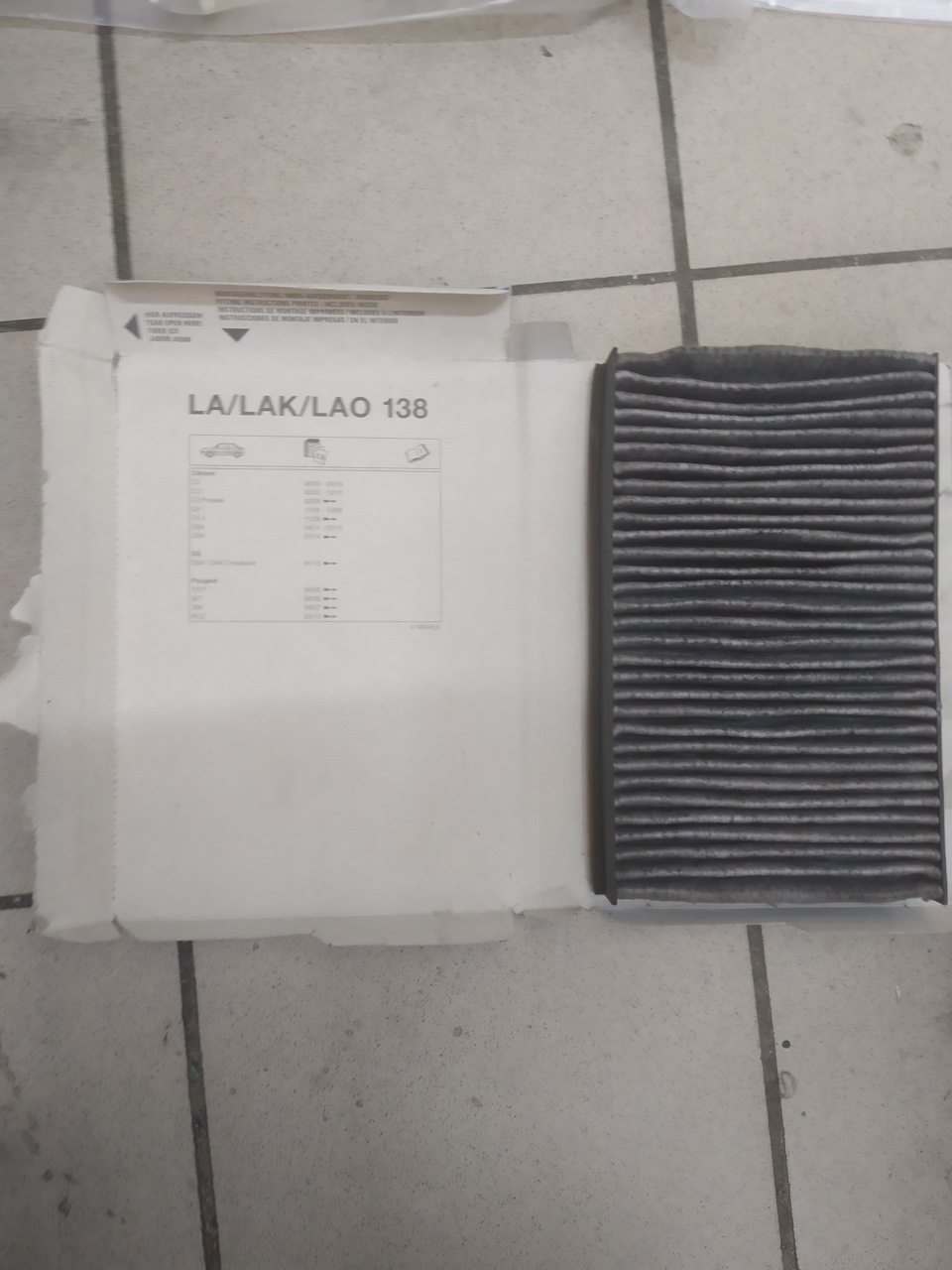 Замена салонного фильтра. Устранение неприятного запаха — Peugeot 307 ...