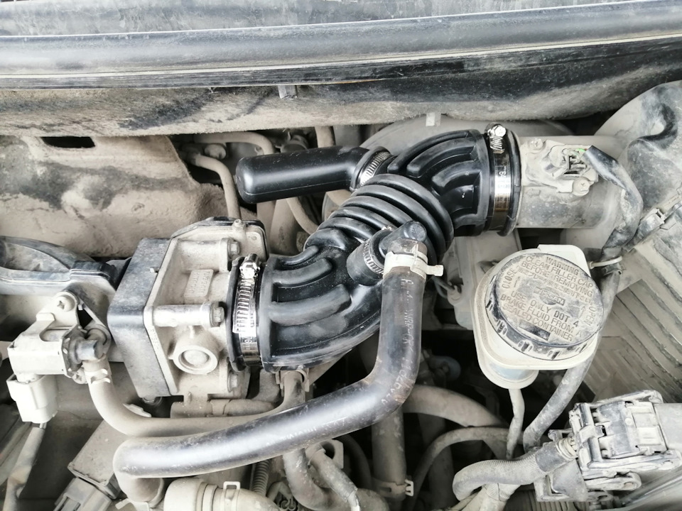 HR16DE Патрубок воздушный Nissan Qashqai J10 1.6 — Nissan Qashqai (1G ...