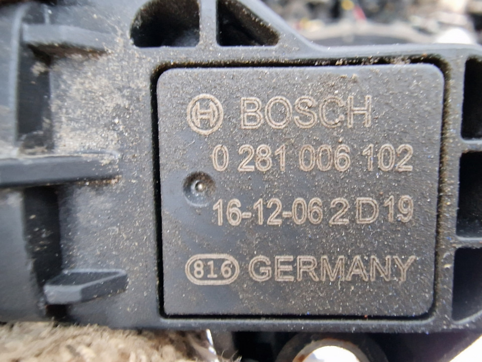 0281006102 Датчик давления наддува BOSCH | Запчасти на DRIVE2