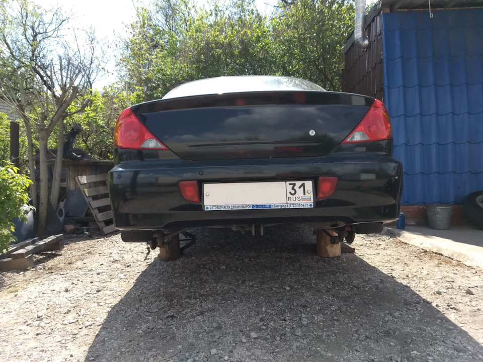Замена задних тормозных колодок. Май 2020 — KIA Spectra, 1,6 л, 2007 ...