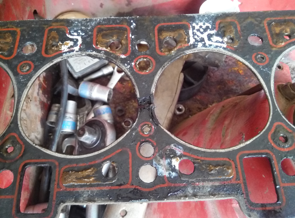 Прогар прокладки ГБЦ — ЗАЗ 1102, 1,1 л, 1993 года | своими руками | DRIVE2