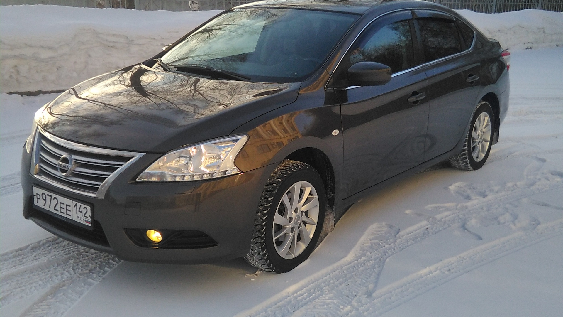 Nissan Sentra (B17) 1.6 бензиновый 2014 | цвет бронза на DRIVE2