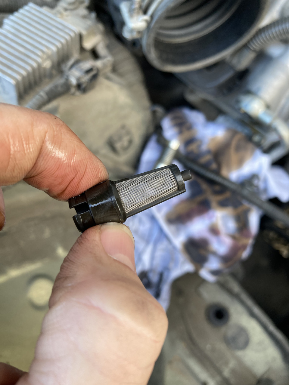 20. Чистка сеточек VVTI — Lexus IS II, 2,5 л, 2007 года | своими руками ...