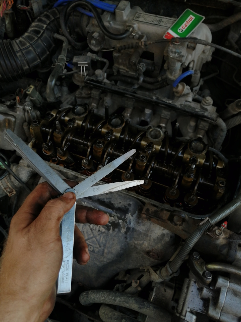 Регулировка теплового зазора клапанов — Honda Accord (5G), 2 л, 1993 ...