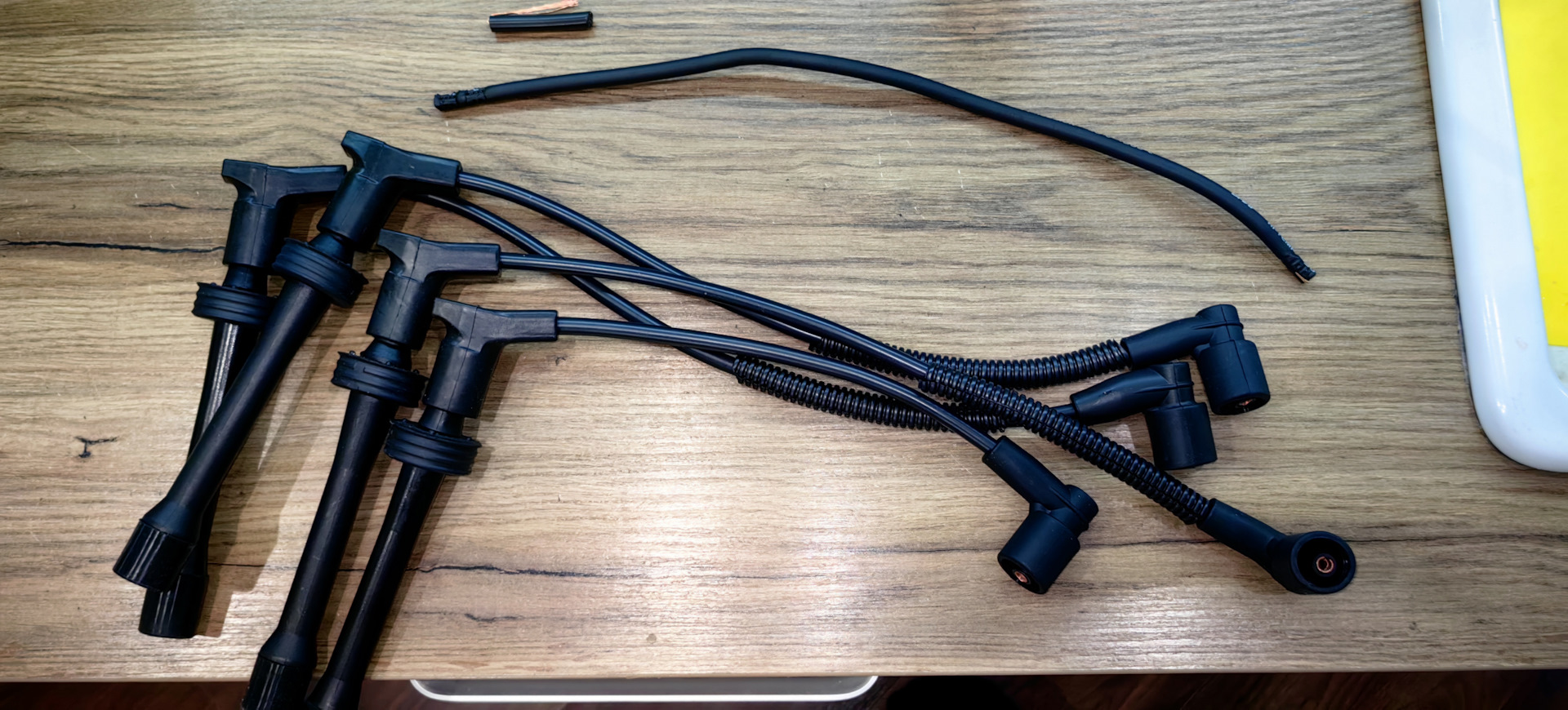 Переборка высоковольтных проводов под нулевое сопротивление — Lada ...