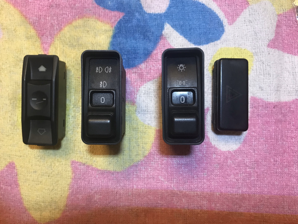 Замена ламп в переключателях света. Ohne NSW/ mit NSW — BMW 5 series ...