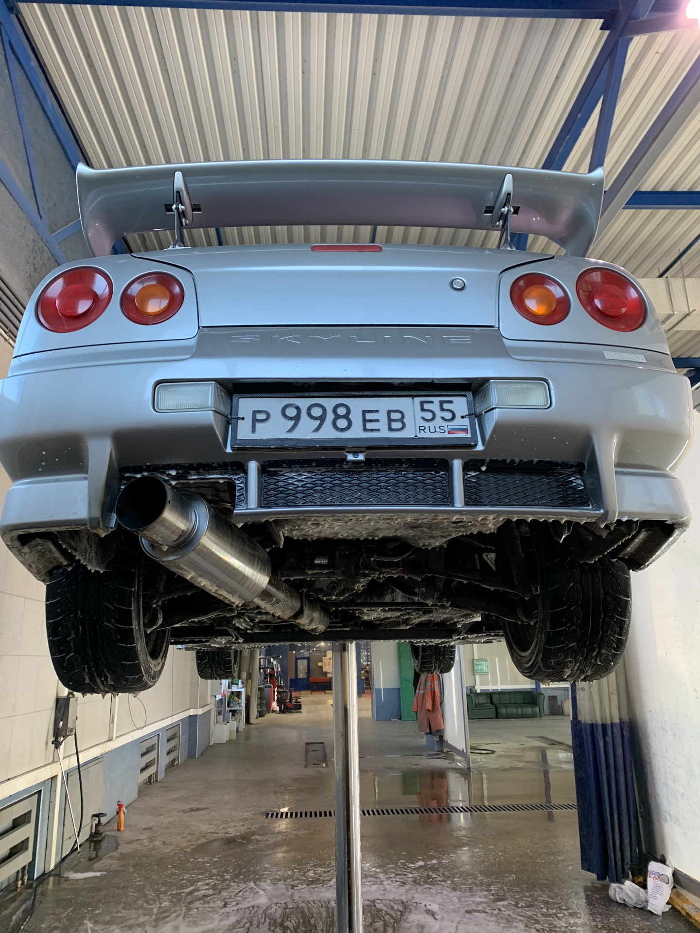 Nissan Skyline GTR 34 РґРЅРёС‰Рµ