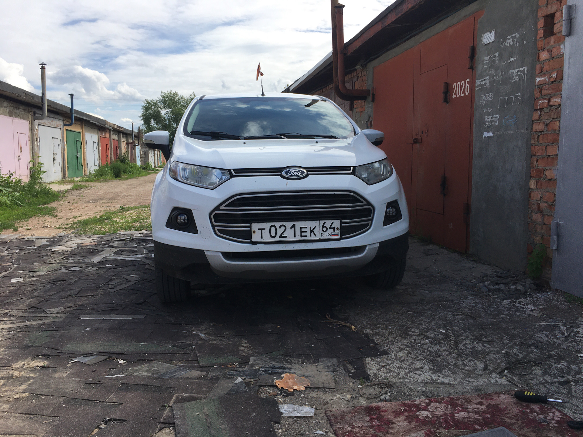 туманки в ford ecosport