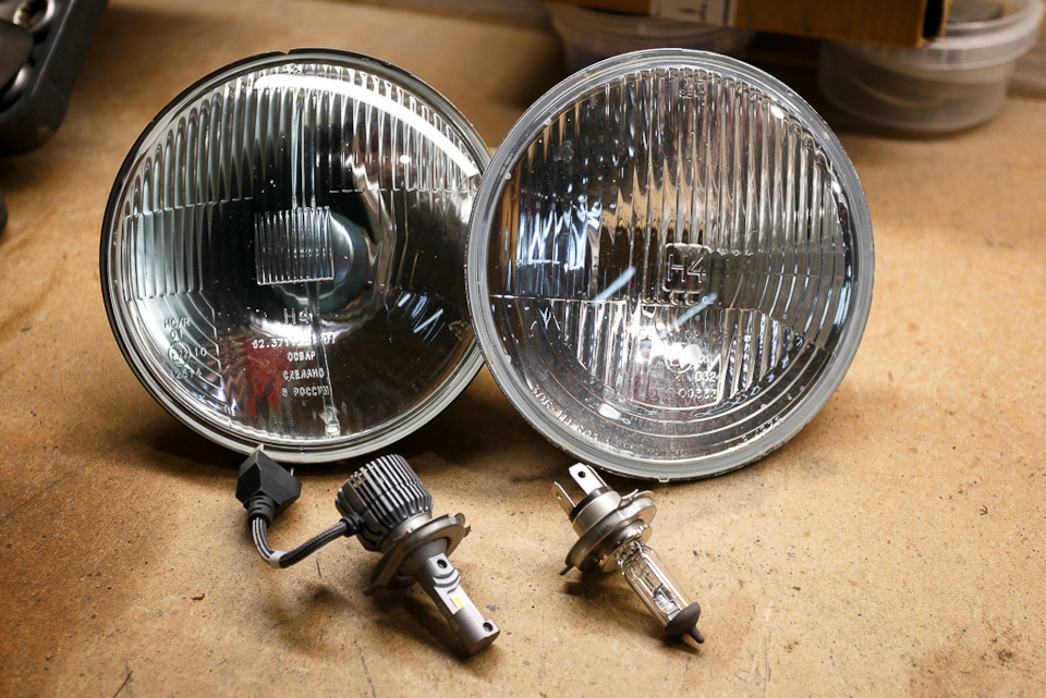 Оптика Hella в фарах Нивы: галоген и led-лампы — Lada 4x4 3D, 1,7 л ...