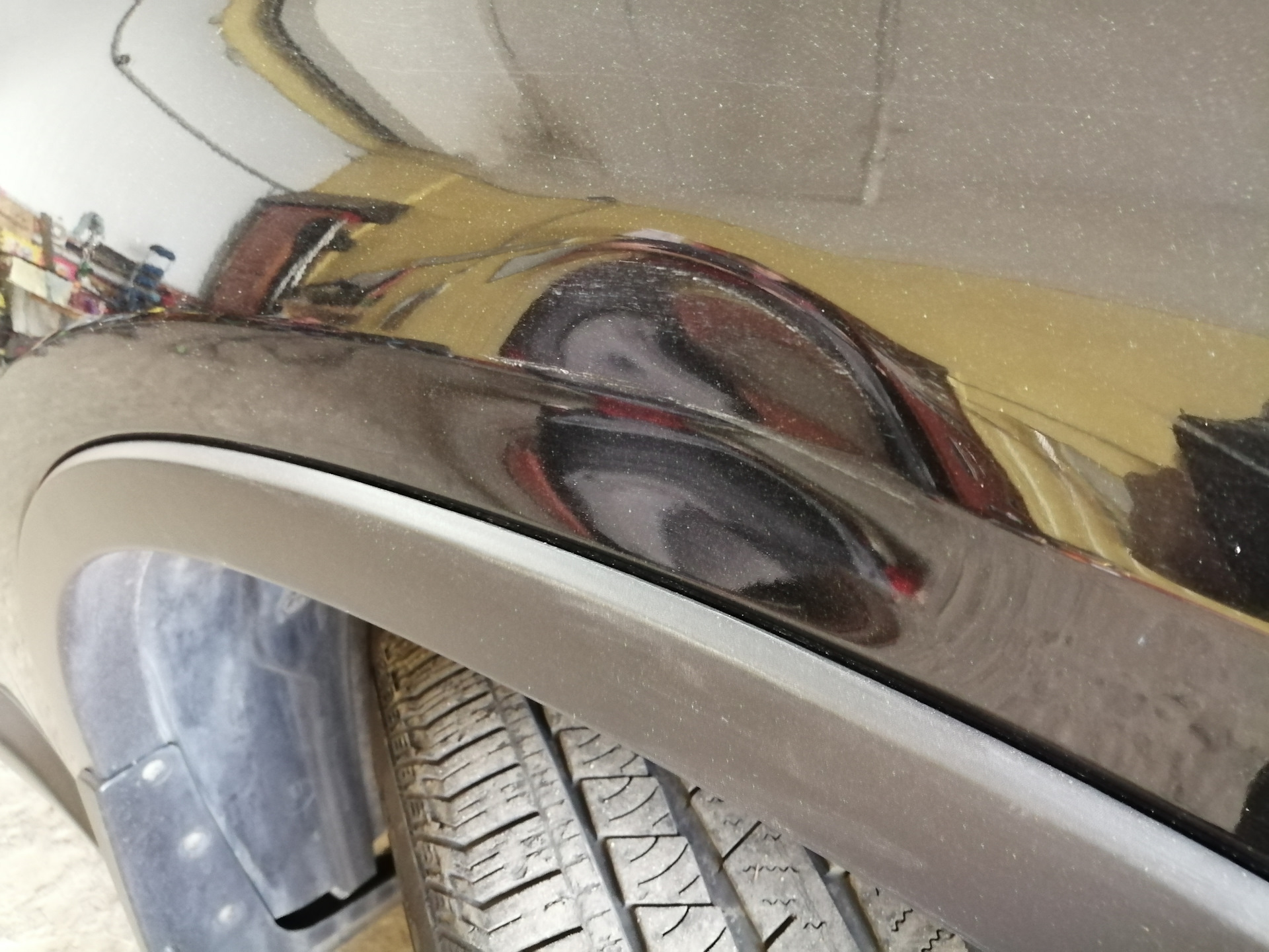 \"Ниссан Х Трейл\". Ремонт крыла без покраски. — Bezpokras на DRIVE2