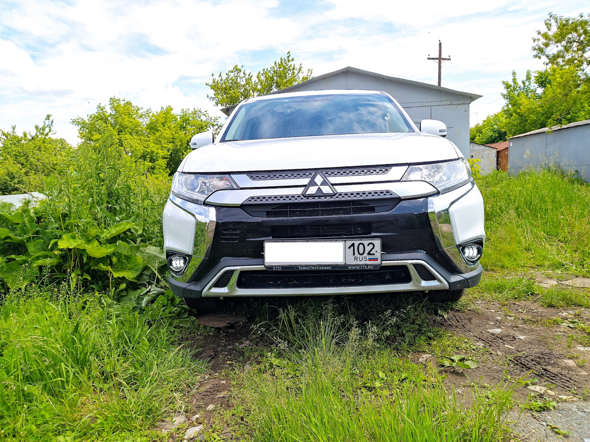 Установка ПТФ Sal Man — Mitsubishi Outlander (3G), 2 л, 2019 года ...