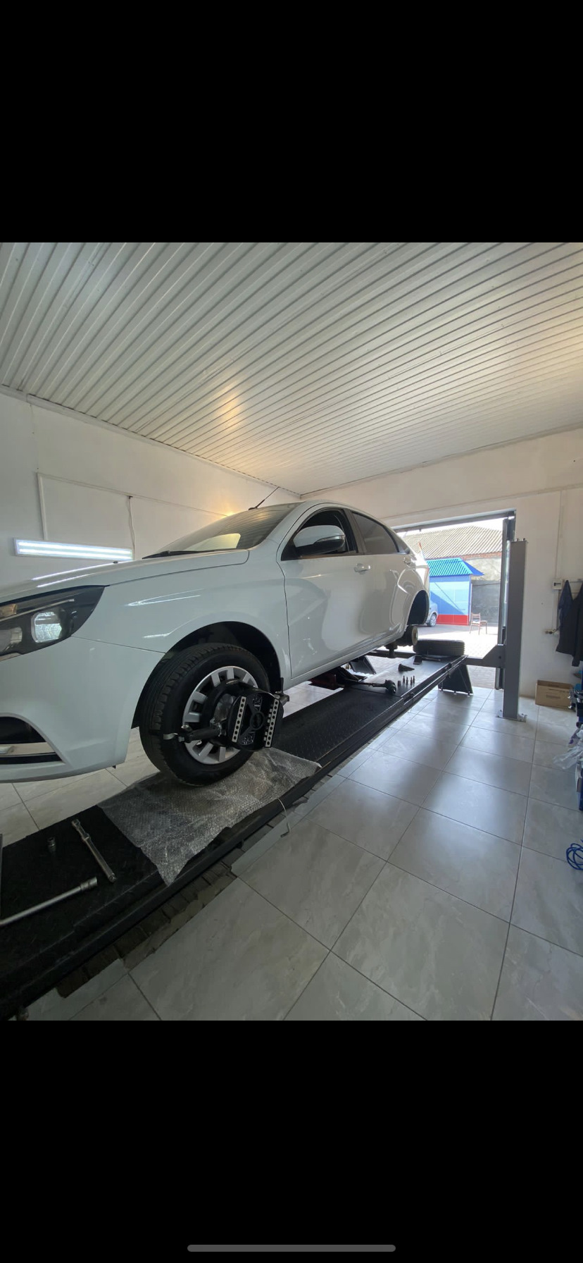 Кривая задняя балка исправление схода и развала — Lada Vesta, 1,6 л ...