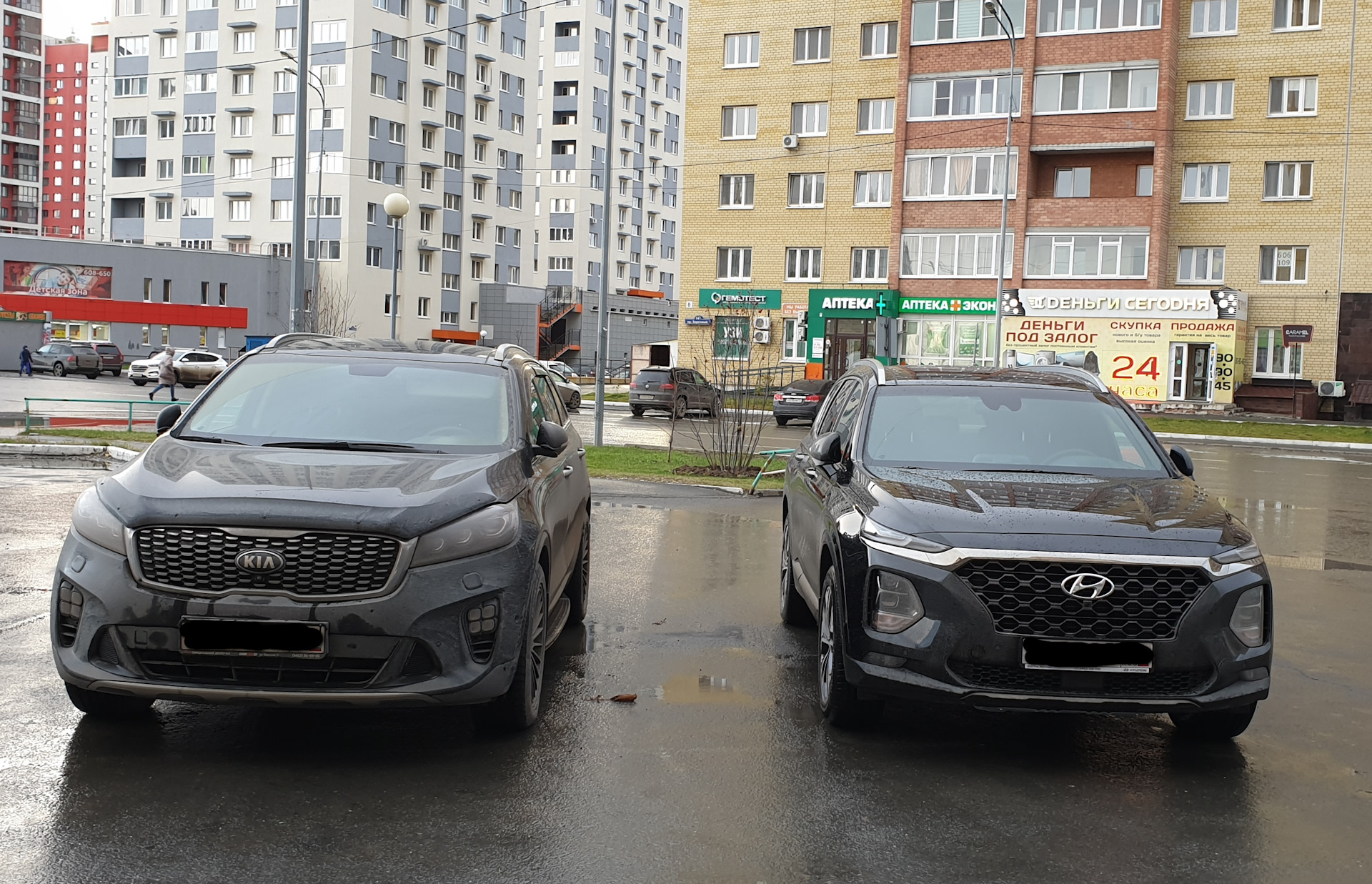 15 Hyundai Santa Fe vs KIA Sorento Prime впечатления реального владельца. —  Hyundai Santa Fe (4G), 2,2 л, 2019 года | наблюдение | DRIVE2