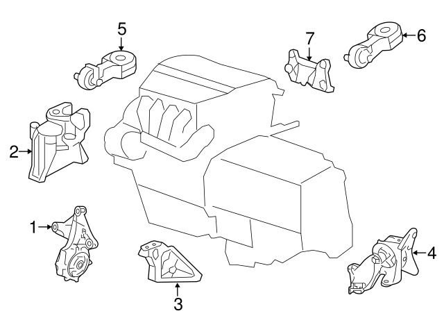 Подушки двигателя на Honda CR-V 3 пок., [RE] (2007-2012)