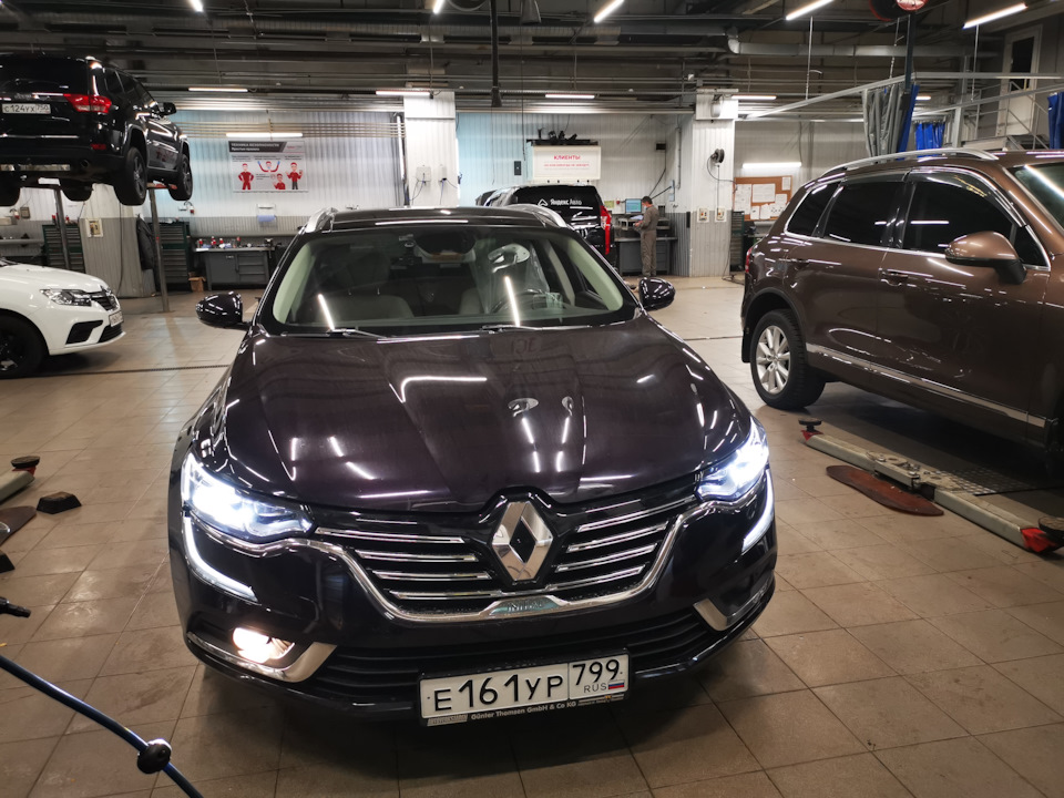 Замена масла в двигателе - Renault Talisman, 1,6 л, 2016 года визит на сервис DR