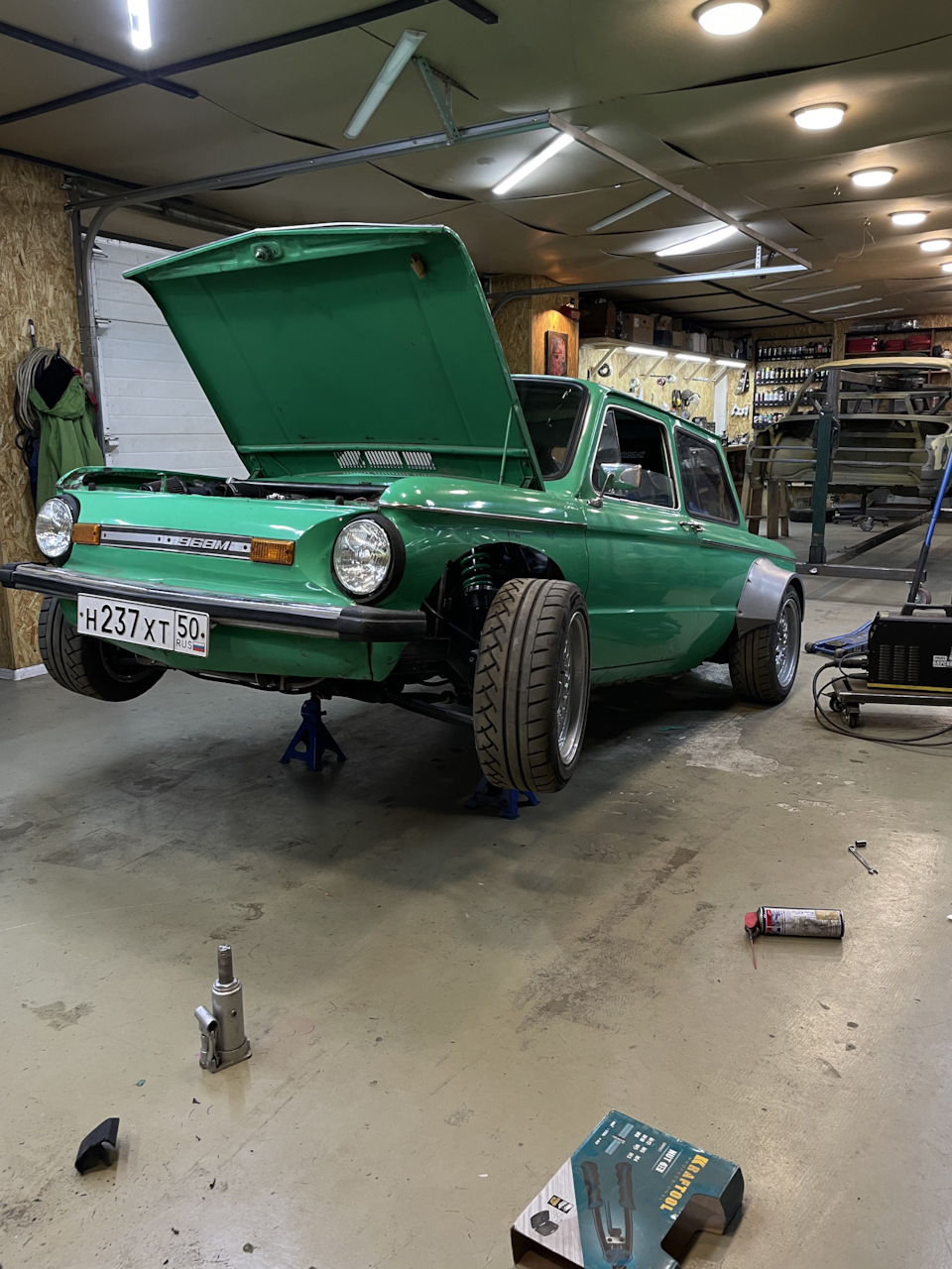 Установка кузова. Подключение освещения — ЗАЗ 968, 2,5 л, 1987 года ...